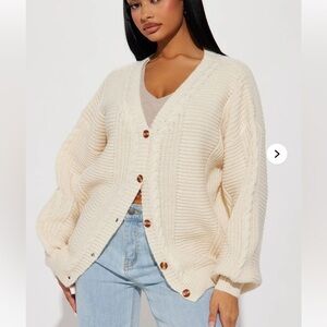 Fashion Nova cardigan, size M